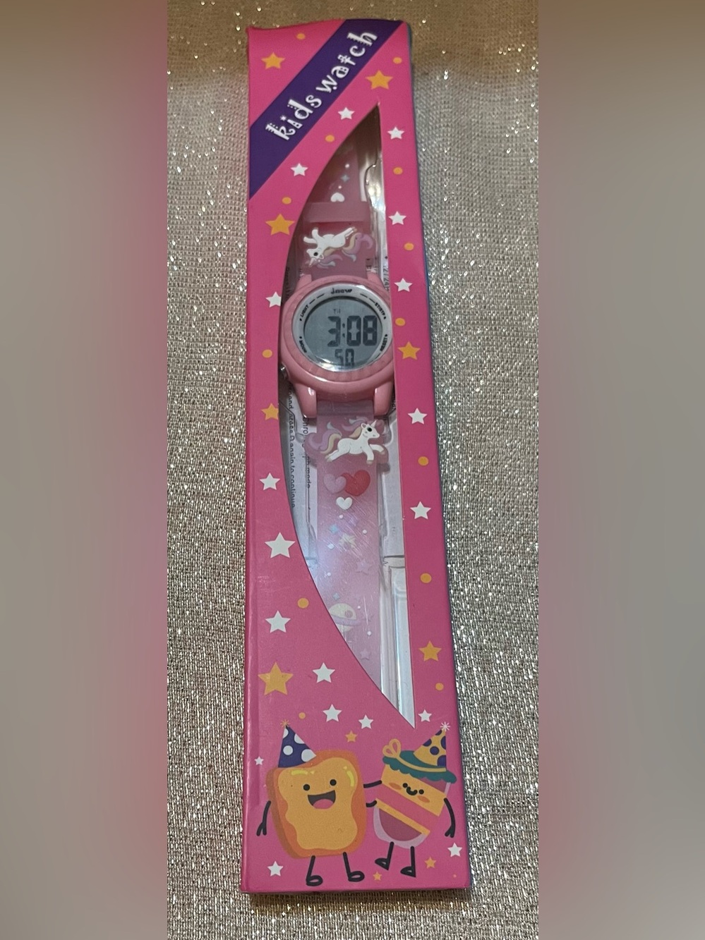 Venhoo Unicorn Digital Kids Watch Pink New In Box